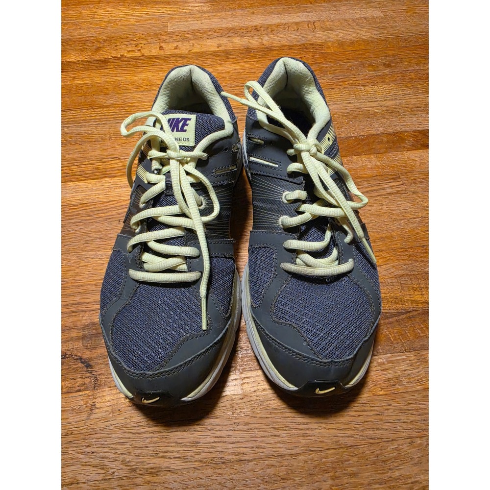 Nike Anodyne DS Running Shoes Grey Yellow Flywire 537681-005 Womens 8